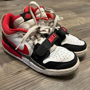 Nike Air Jordan Legacy 312 Low-White/Fire Red/Black-Wolf Grey-CD7069-160-Size 11